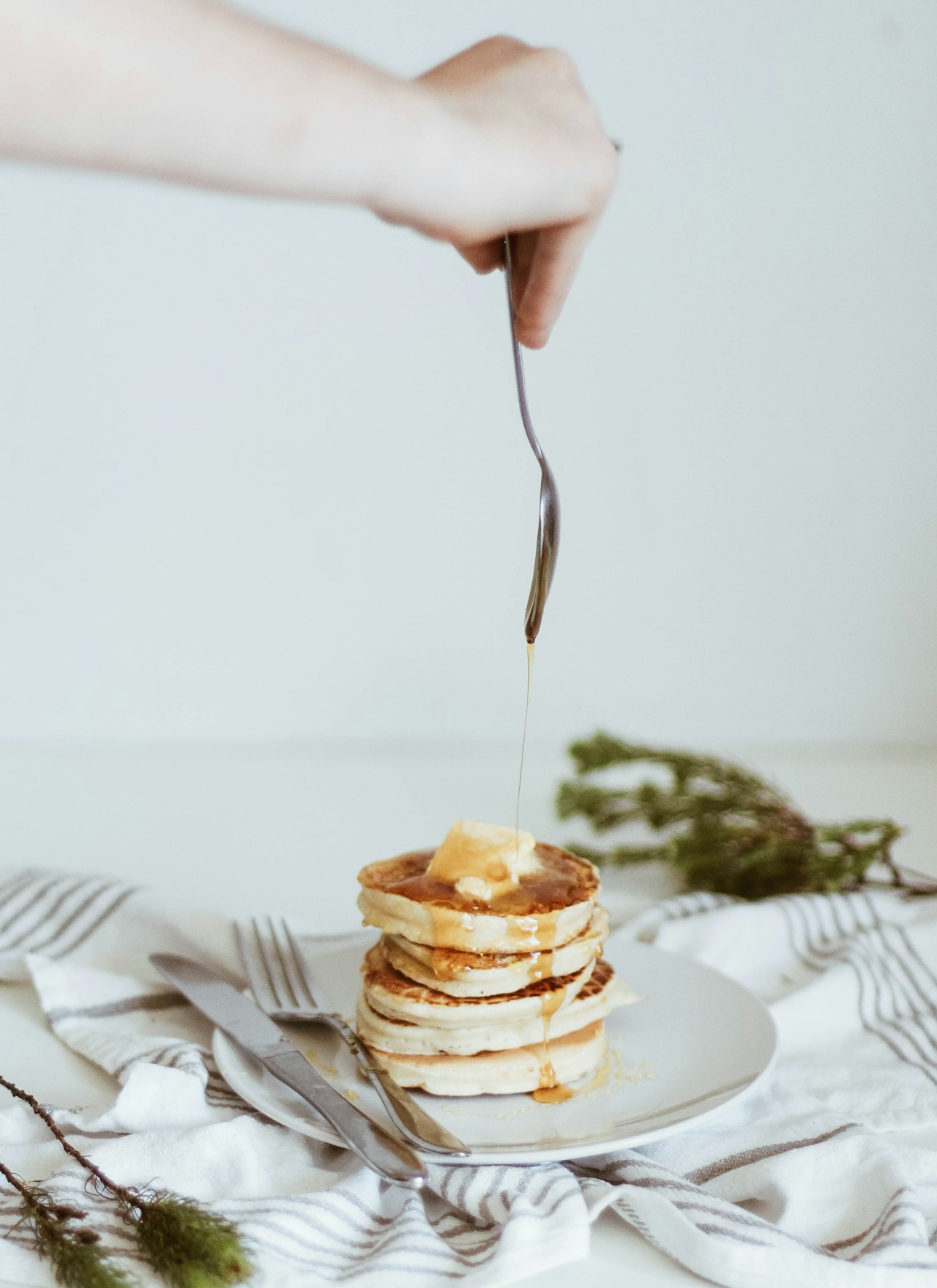 En bild på GaffelGott med Pannkakor och sirap